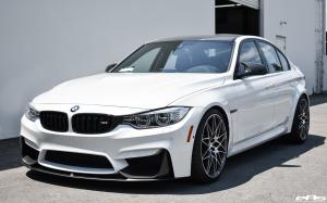 BMW M3 Sedan Alpine White and Black by EAS 2017 года